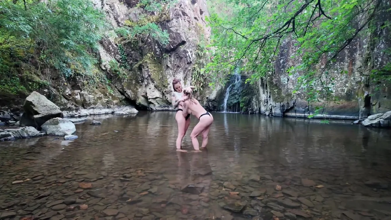 JacquieEtMichelTV Nyraline And Cataleya 52 Years Old A Fuck In The River XXX